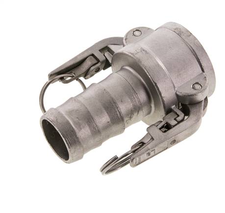 Adaptateur filetage femelle pour kamlock 40mm. 1-1/2 - INOX