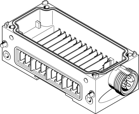 Illustrazione esemplare: CPX-M-GE-EV-S-7/8-CIP-4P