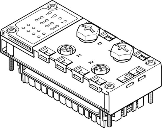 Exemplaire exposé: CPX-CTEL-2-M12-5POL-LK