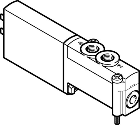 Voorbeeldig Afbeelding: MHP2-MS1H-5/2-M5