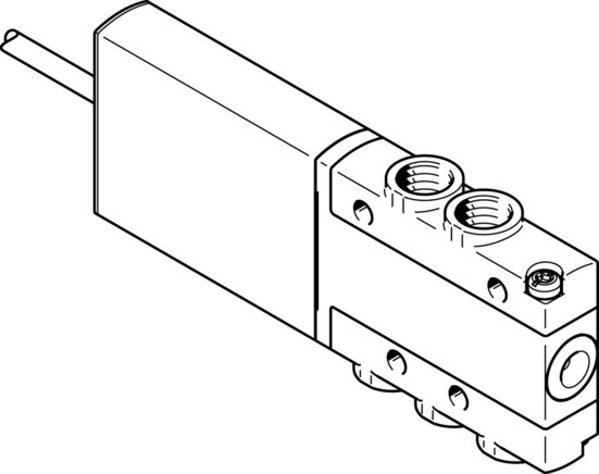 Voorbeeldig Afbeelding: MHE2-MS1H-5/2-M7-K