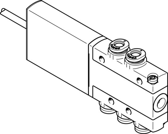 Voorbeeldig Afbeelding: MHE2-MS1H-5/2-QS-4-K