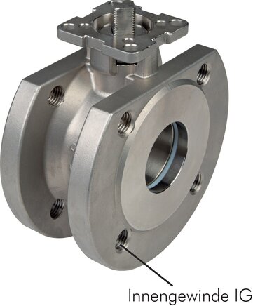 Zgleden uprizoritev: Compact flanged ball valve