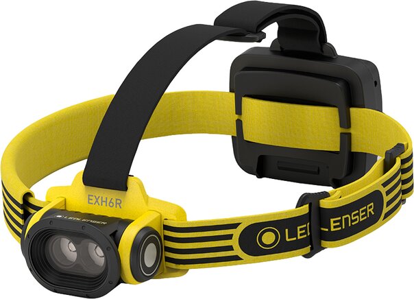 Principskitse: LEDLENSER Stirnlampe EX H6R