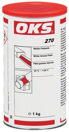 Exemplary representation: OKS white grease paste (can)