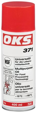 Principskitse: OKS Universalolie til fødevareteknologi (spraydåse)